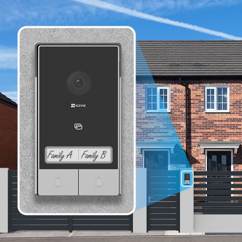 EZVIZ HP7 2-Entry Smart Video Doorphone Kit
